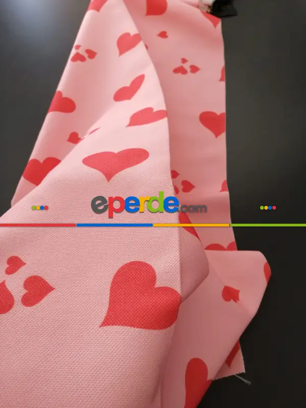 Milano Çocuk Odası Kalpli Pano Fon - Pembe 50cm X 1cm 