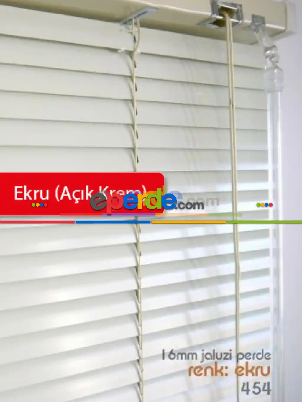 %40 Indirimli !!! Jaluzi Perde 25mm- Krem Açık