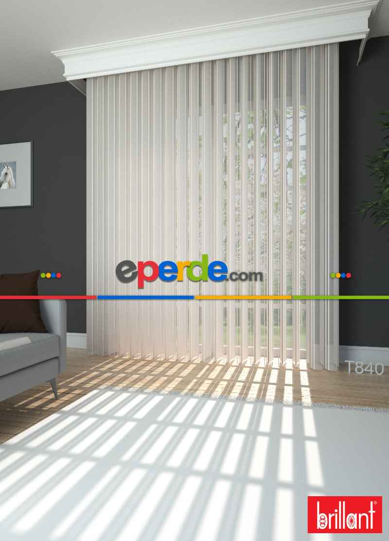 Brillant Akıllı Tül Perde Pudra Renkli Tül Dikey Zebra Perde Düz 1. Kalite