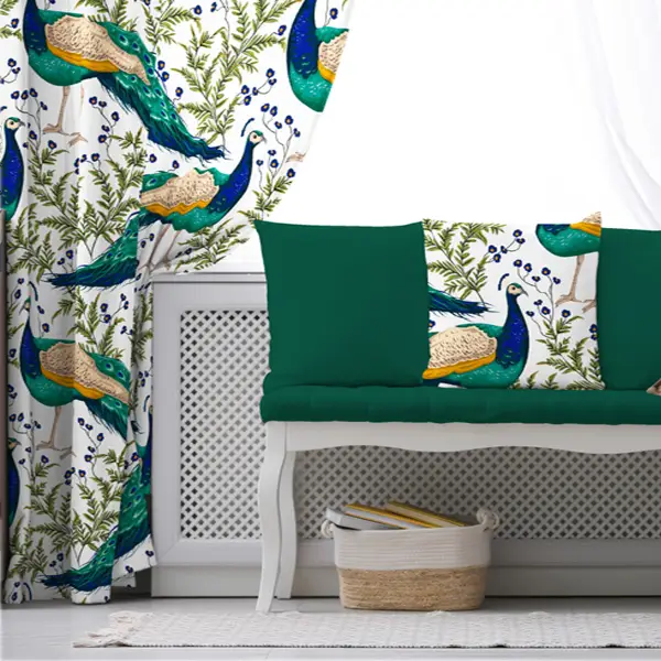 Çocuk Odası - Çocuk Odası Fon Perde Evim 2046-1 Kumaşı Kalındır Duck Bezi Değildir