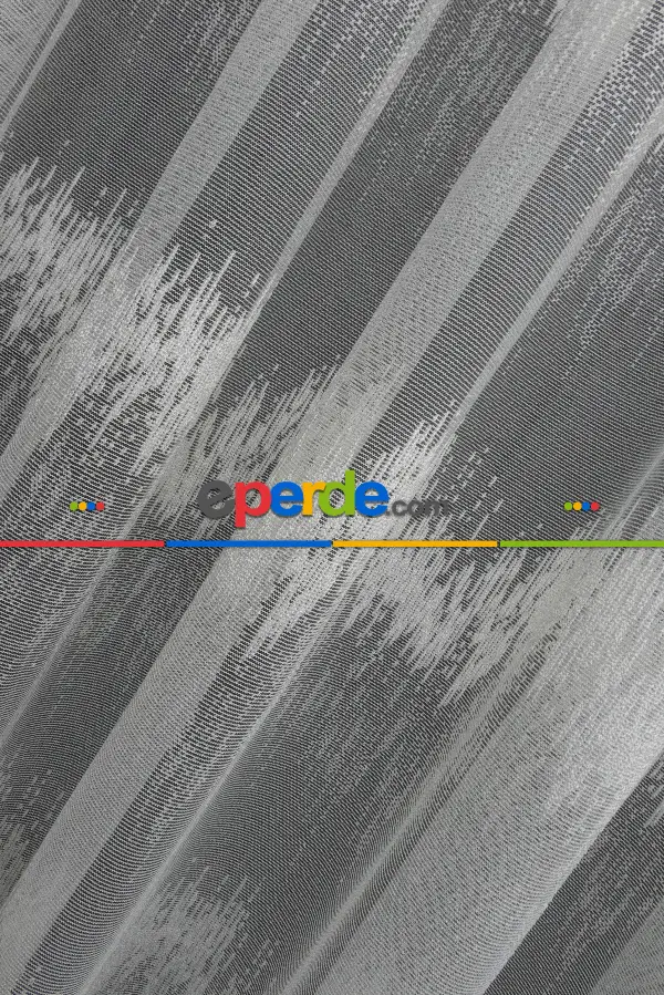 Salon - Taç Ütü İstemez Zikzaklı Yeni Tasarım Model Tül