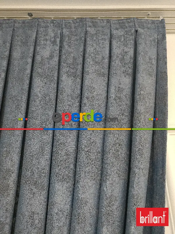 Brillant Jakar Fon Gri Renk Düz Fon Perde - Gri-füme-antrasit