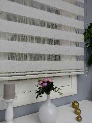 Mutfak- Krem Perle Home Düz Zebra Perde