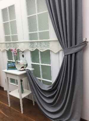 Gri Renk Düz Fon Perde- Gri-füme-antrasit-gri Açık