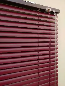 Mutfak Bordo - Alüminyum Jaluzi Perde - 25mm Kalınlığında- Bordo