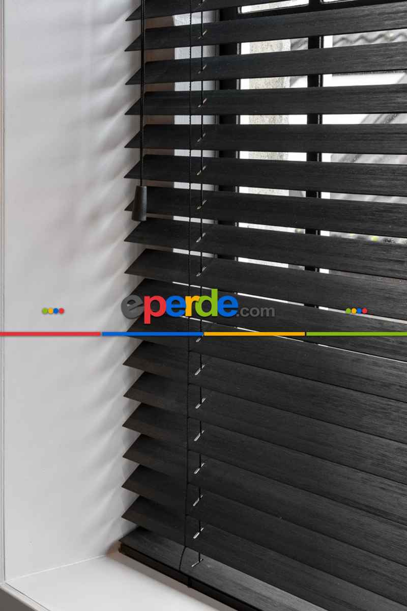 Mutfak 2025 Sezonu - 50 Mm Gerçek Ahşap Jaluzi Perde