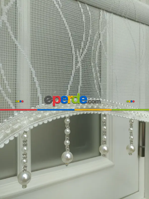 Kampanyalı Fiyat Çiftli Sistem Tül Ve Stor Perde - Ekru Renk