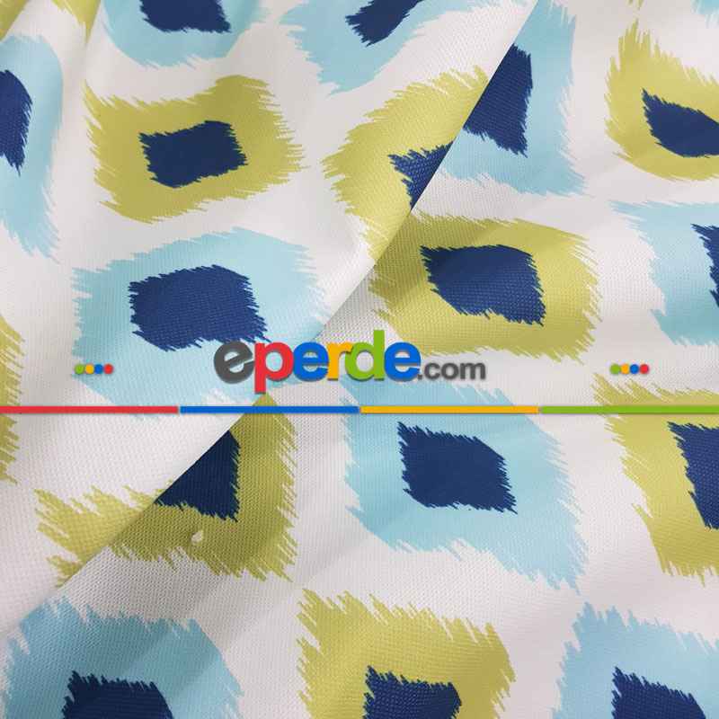 İkat Desenli Fon Perde Evm1503-3 Kumaşı Kalındır Duck Bezi Değildir-  Çok Renkli 2