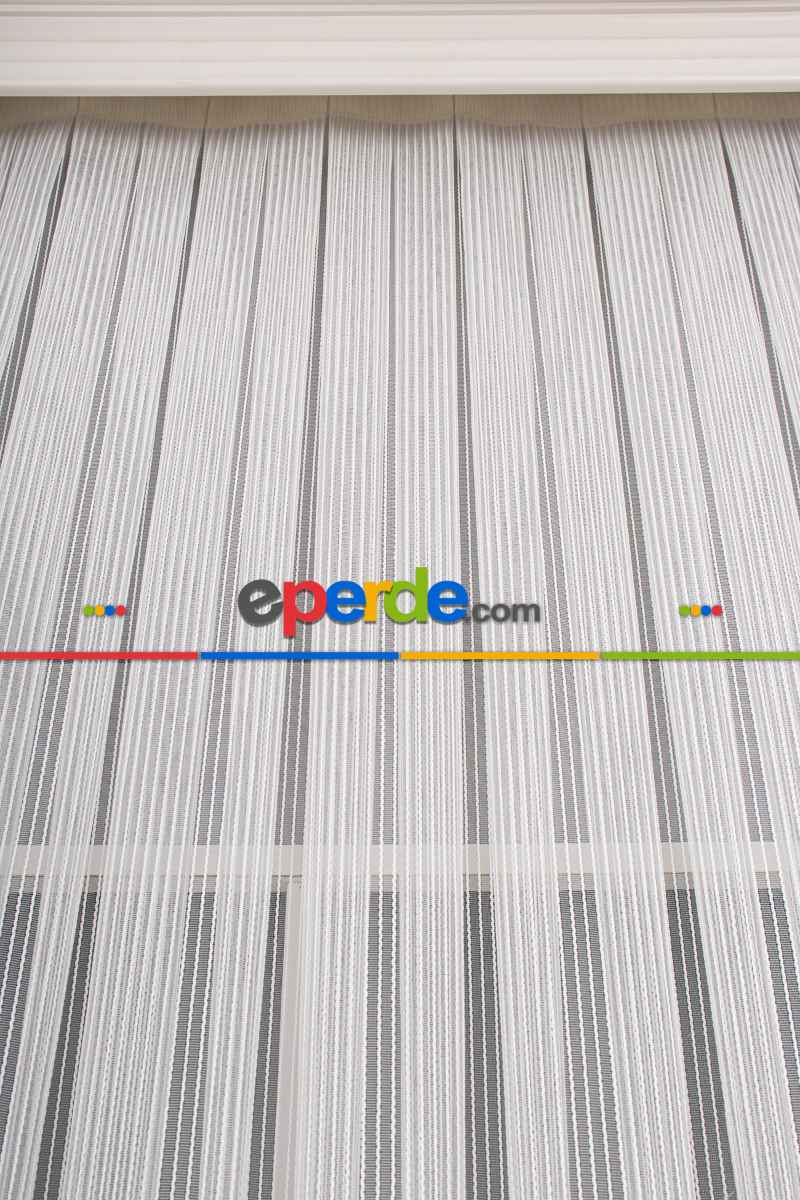 Yatak Odası - Özel Sık Zincir Tül Perde - Ekru