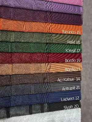 Brillant Akıllı Tül Perde, 20 Farklı Renkli Tül Dikey Zebra Perde 1. Kalite