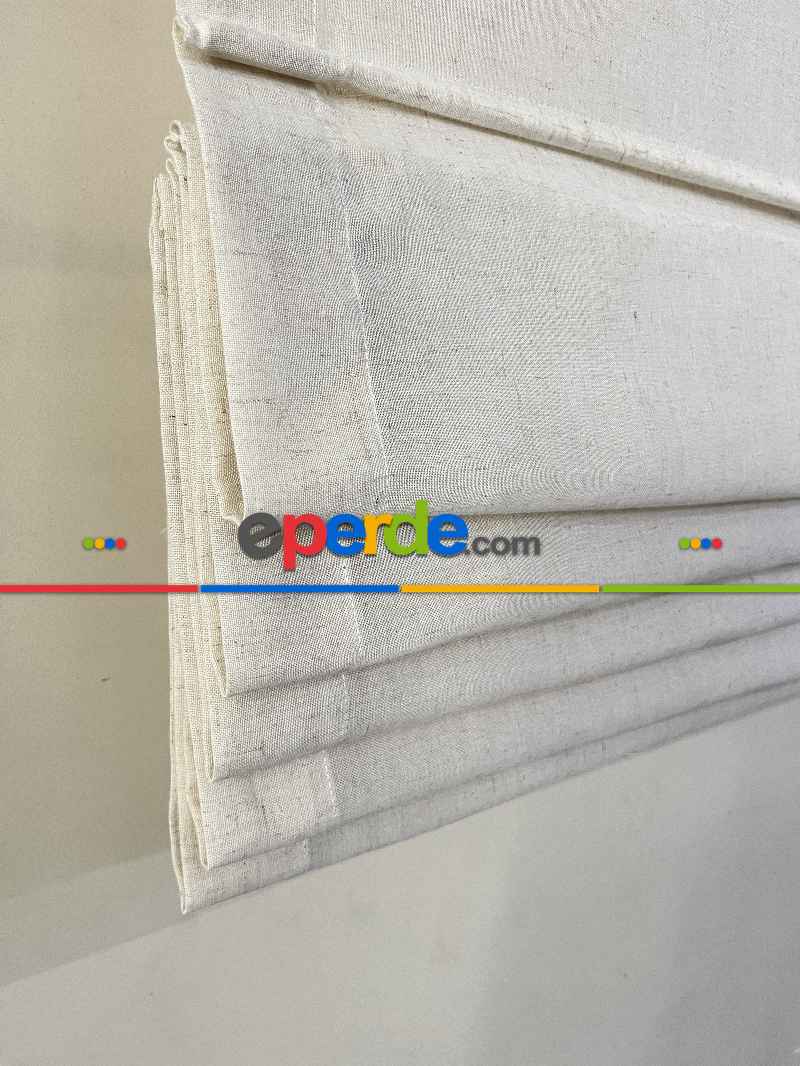 Salon - Naturel Bohem Otantik Tarz Katlamalı Perde