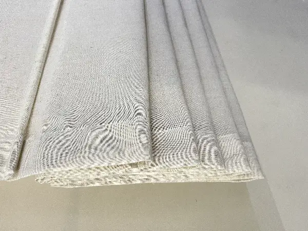 Mutfak Tül Naturel Bohem Otantik Tarz Katlamalı Perde