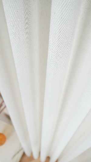 Ekru Sütlü Kahve Kırçıllı Tül Perde, Ağır Gramajlı Premium Seri, Kurşunlu Etek