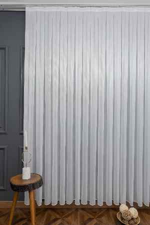 Salon - Çizgili Tül Perde 1.kalite Ağır Gramajlı