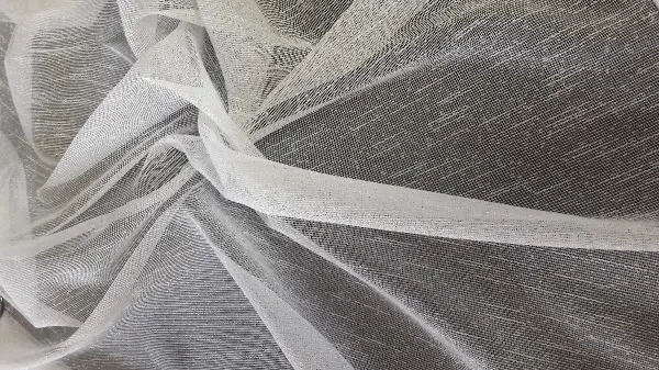 Salon Tül Çise Şantuk Ekru Tül - Kurşunlu Tül