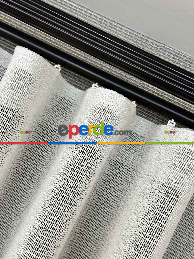 Genç Odası Düz Tül Perde Premium Serisi - Hafif File Tül - Ekru Renk - Ürün Videosu Açıklamada Vardır