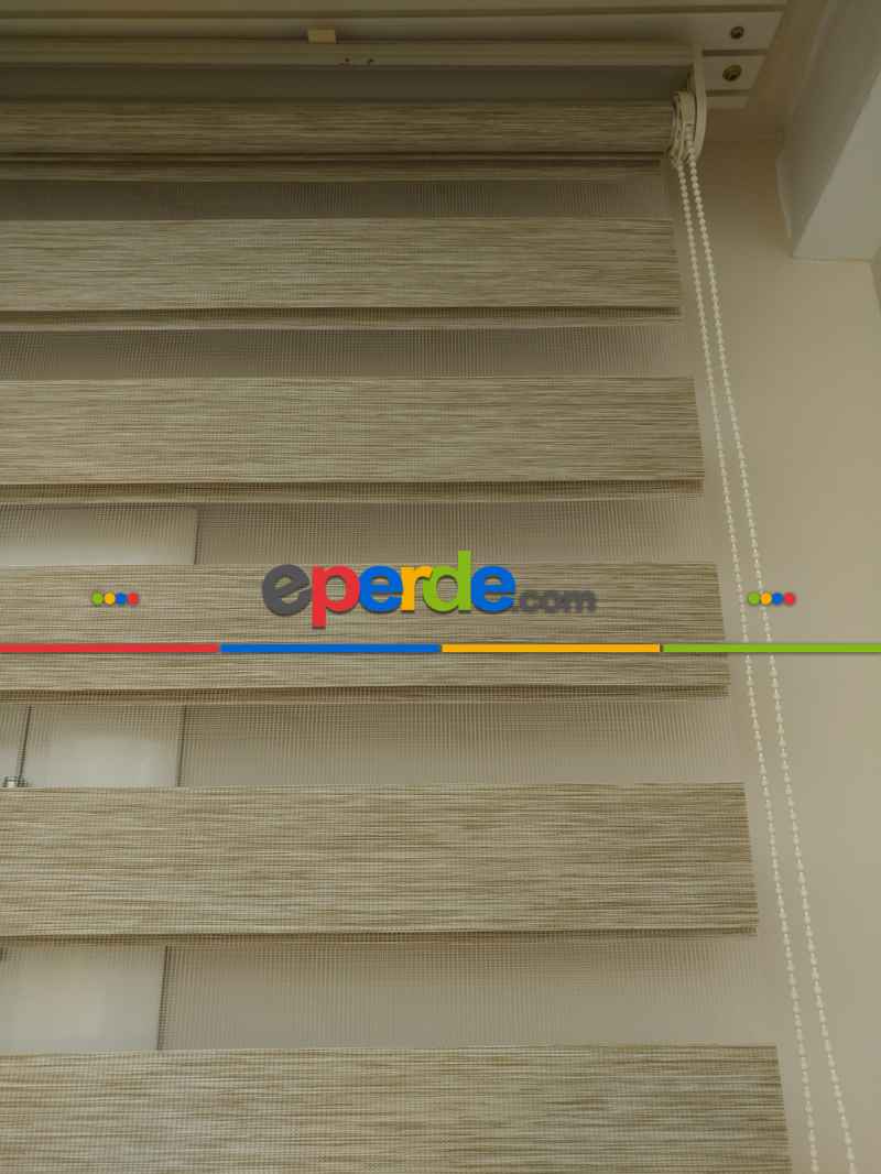 Oturma Odası - Zebra Perde -bambu Düz Zebra Perde- Açık Vizon