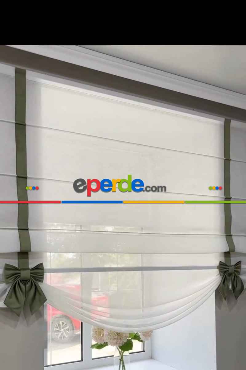 Katlamalı Keten Tül Perde – Biyeli Ve Fiyonk Detaylı Özel Tasarım