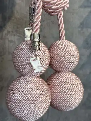 Pembe Braçol Perde Bağı