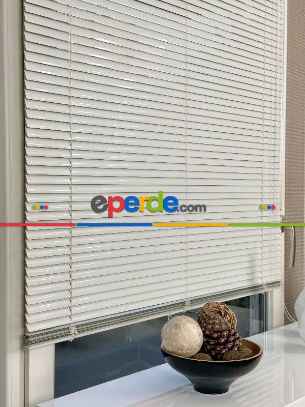 Ekru Alüminyum Jaluzi Perde - 25mm