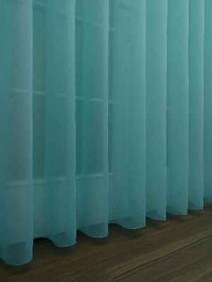 Turkuaz Renk Düz Tül Perde- Turkuaz
