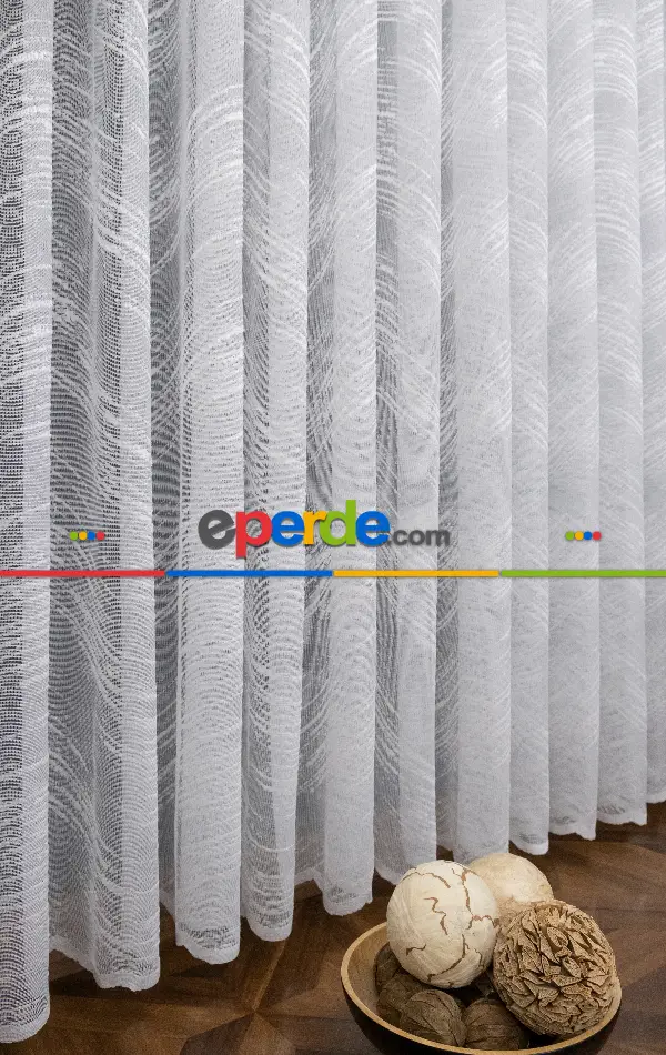 Fransız Dantel Tül Perde - Yüksek Kalite