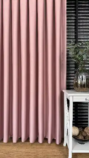 Yavru Ağzı Pembe Blackout - Karartma Fon Perde, Premium Kalite Serisidir, %90 Oranında Işığı Keser