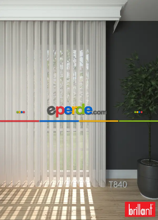 Brillant Akıllı Tül Perde Pudra Renkli Tül Dikey Zebra Perde Düz 1. Kalite