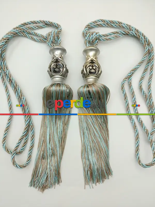 Fon Bağı Braçol Çift Renkli Turkuaz Kahve- Turkuaz-kahve