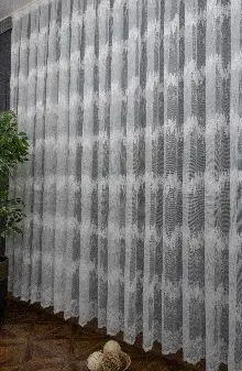 Taç Ütü İstemez Zikzaklı Yeni Tasarım Model Tül