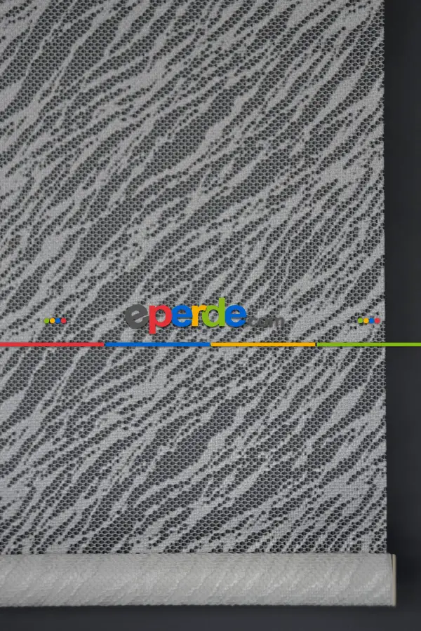 Halim Perdesan Dacuz-200 Beyaz Renk Etekli Veya Eteksiz Çift Mekanizmalı Tül Stor Perde