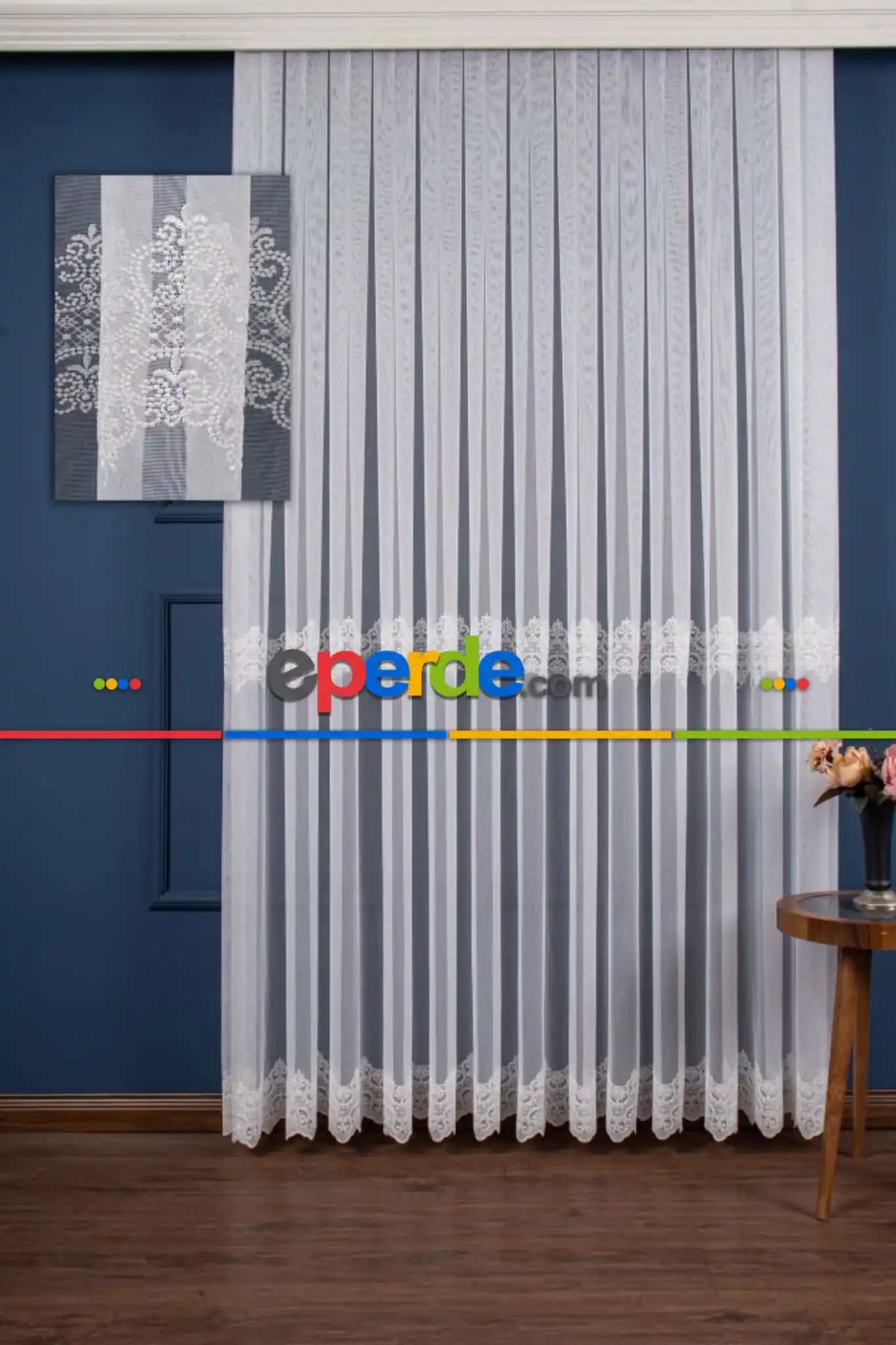 Yatak Odası Tül - Elit Nakış İşlemeli Tül Perde