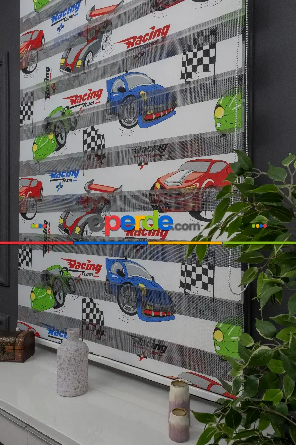 Zebra Perde - Dijital Araba Baskılı Zebra Perde