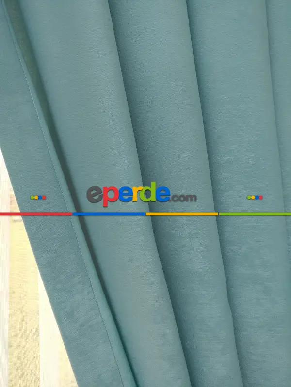 Soft Fon Perde (140)- Mint Turkuaz