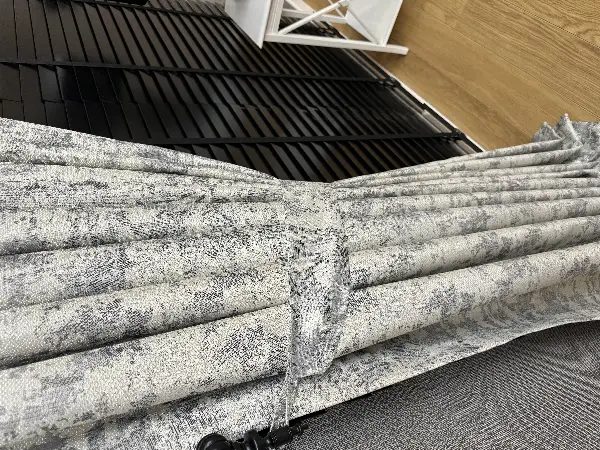 Salon Gri Rengi Jakar Fon Perde (150)-