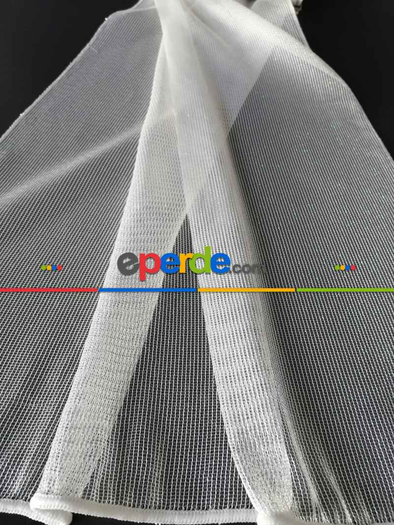 Yatak Odası - Leor Zırh Güneş Işığında Parlayan Tül Perde - Sedef