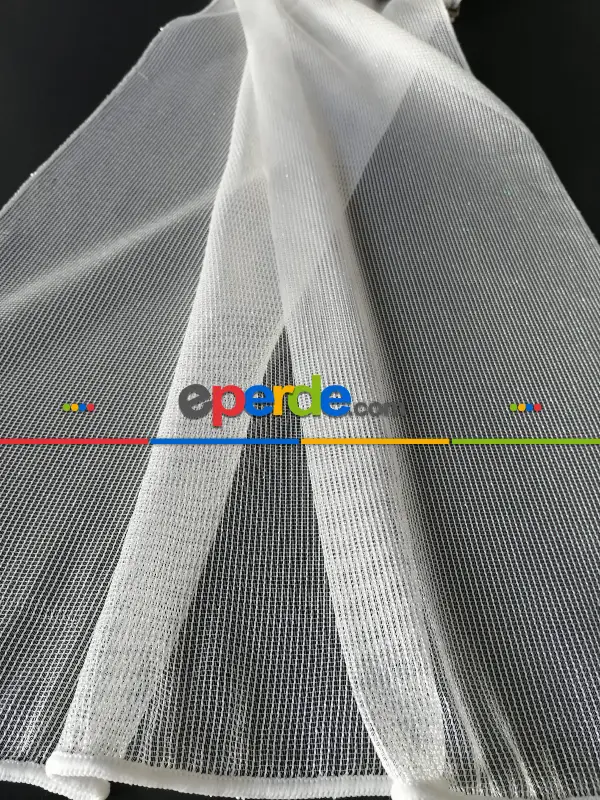 Oturma Odası - Leor Zırh Güneş Işığında Parlayan Tül Perde - Sedef