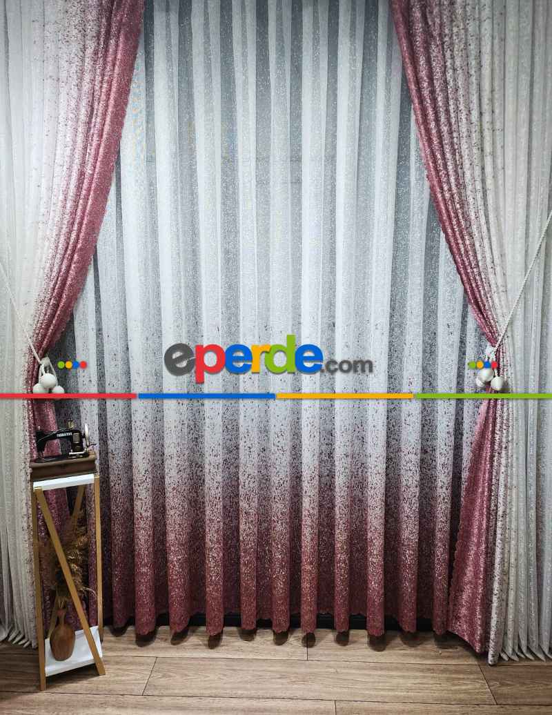 Pudra Püskürtme Tül Fon Perde