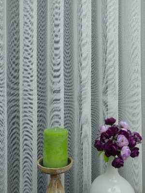 Ütü İstemeyen Düz Özel Dokulu Düz Tül Perde- Krem Açık