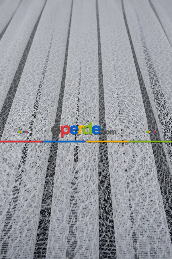 Spor Desen Fransız Dantel Tül Perde 