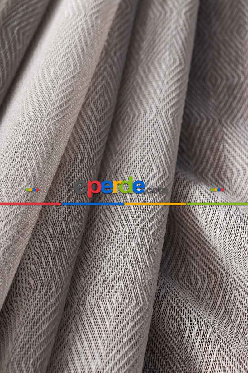 Salon Tül Modelleri - Balık Sırt Düz Tül Perde Ütü İstemez