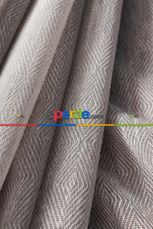 Salon Tül Modelleri - Balık Sırt Düz Tül Perde Ütü İstemez