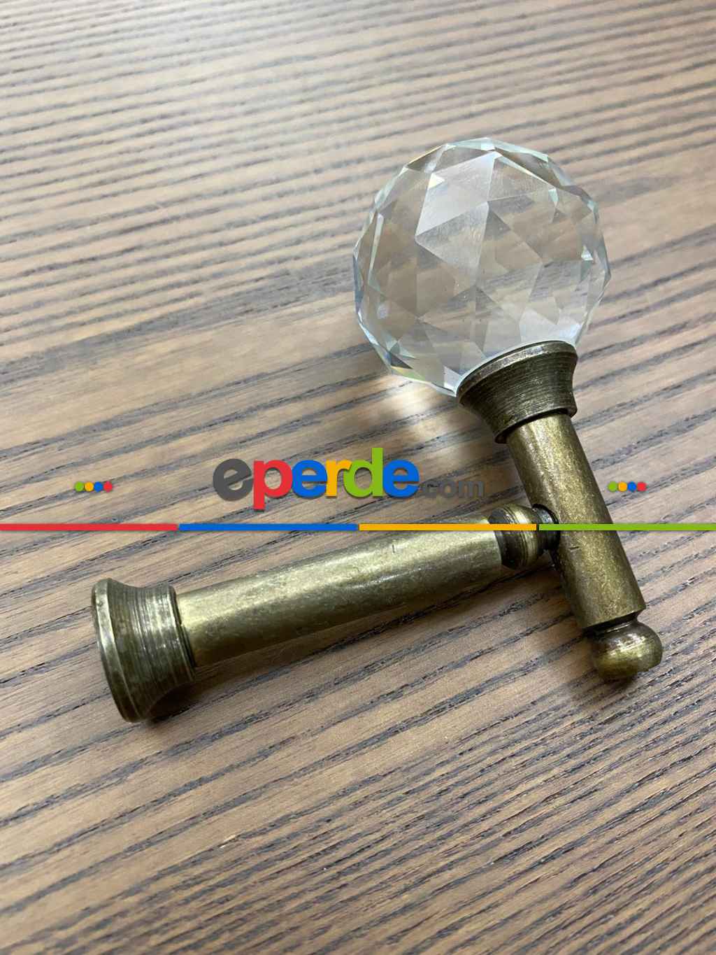 Perde Fon Demiri Eskitme Renso- Kahve Açık