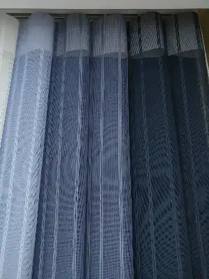 Akıllı Tül Perde 1. Kalite Çizgili Tül Dikey Zebra Perde Füme Gri Lila Ekru- Gri-füme-antrasit-füme-lila-mavi Açık-ekru