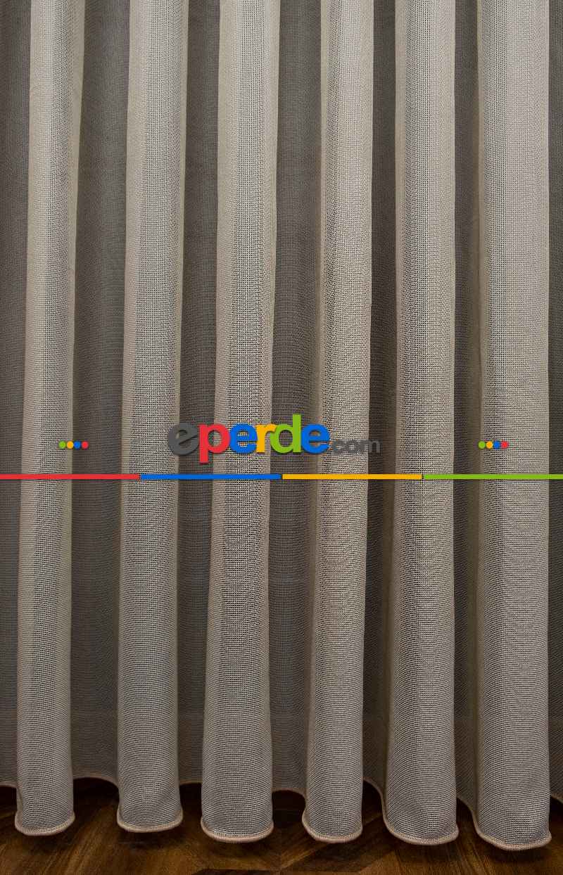 Genç Odası - Vizon Renkli Kedi Tırmalamalarına Dayanaklı Tül Perde