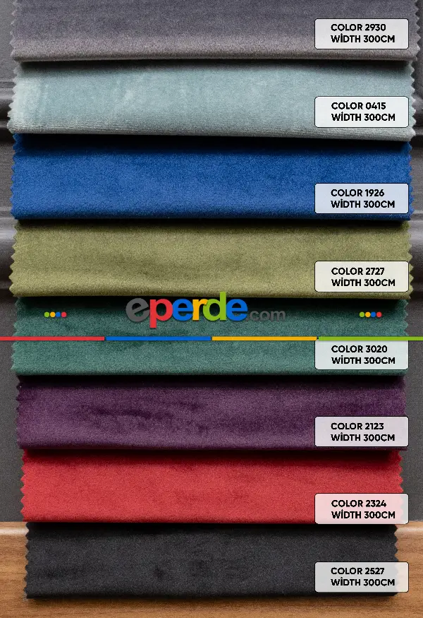 Yatak Odası - İthal İpek Kadife 1.sınıf Fon Perde