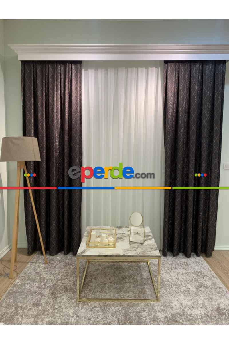 Brillant Fon Perde Livalorent Yeni Model Renk Tasarım Kanat Perde Yan Perde