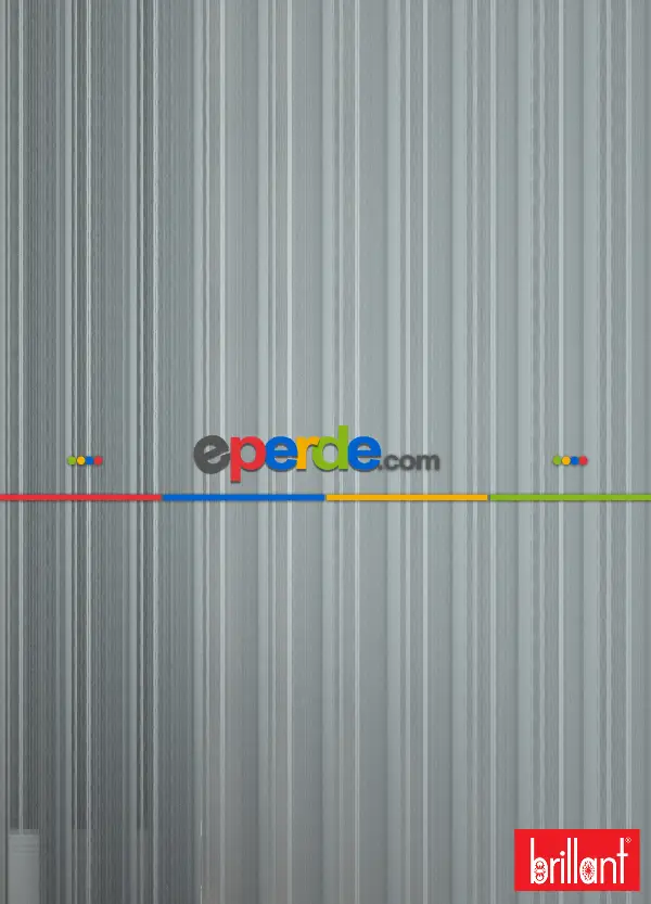 Brillant Akıllı Tül Perde Gri Renkli Tül Dikey Zebra Perde Düz 1. Kalite