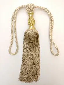 Bej Braçol Perde Bağı- Bej