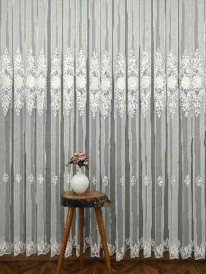 Salon - Örme Tül- Ekru